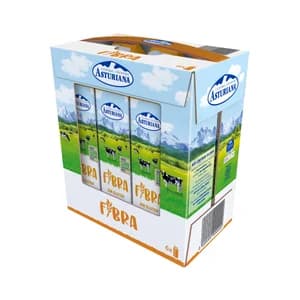 CENTRAL LECHERA ASTURIANA Preparado lácteo semidesnatado, enriquecido con fibra Fibra 6 x 1 l.