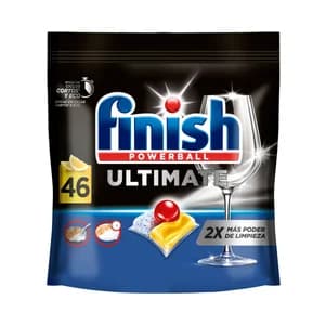 FINISH ULTIMATE Capsulas de lavavajilllas máquina 46 dosis 640g