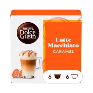 DOLCE GUSTO Café en cápsulas Latte Macchiato -Caramel- 16 uds.