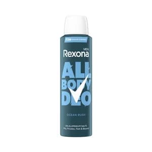 REXONA All body deo ocean rush Desodorante corporal unisex en spray 150 ml.