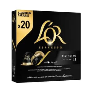 L"OR ESPRESSO Café en cápsulas Ristretto I11, 20 uds.