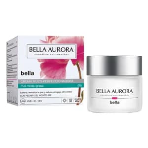 BELLA AURORA Crema anti-edad de día multiperfeccionadora antimanchas para piel mixta y grasa 30 ml.