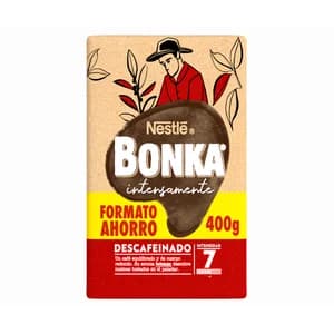 BONKA Café molido descafeinado del trópico 400 g.