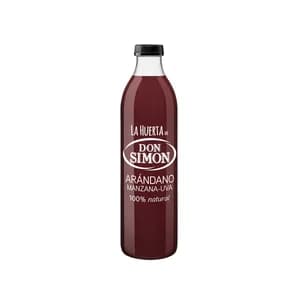 DON SIMON Zumo refrigerado de arándanos, manzana y uva DON SIMÓN LA HUERTA 750 ml.