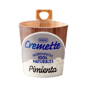 CREMETTE Queso crema con pimienta 150 g.