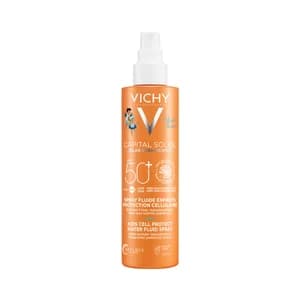 VICHY Protector solar en spray, especial niños con pieles sensibles y FPS 50+ (muy alto) VICHY Capital soleil 200 ml.