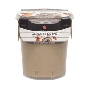 SANTA TERESA Crema de setas con Boletus y Shirake, lista para calentar y comer.