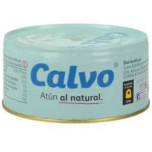 CALVO Atún al natural lata de 160 g.