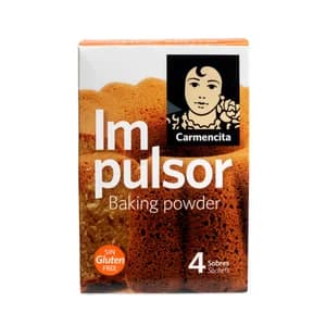 CARMENCITA Impulsor de bollería, gasificante 4 sobres 60 g.