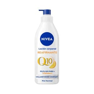 NIVEA Q10 Loción corporal (body milk) reafirmante, para pieles normales 625 ml.