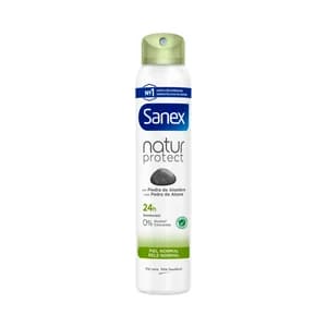SANEX Natur protect Desodorante en spray para mujer con protección antitranspirante hasta 24h, para pieles normales 200 ml.