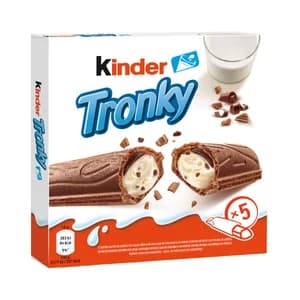 KINDER Tronky Barrita rellena de chocolate y leche 90 g.