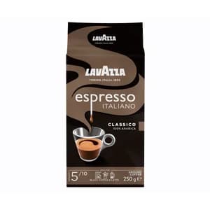 LAVAZZA Café molido natural Espresso Italiano 100% Arábica 250 g.