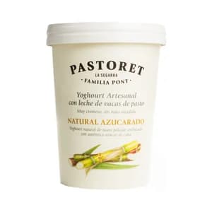 PASTORET Yogur artesanal cremoso de sabor natural azucarado 500 g.