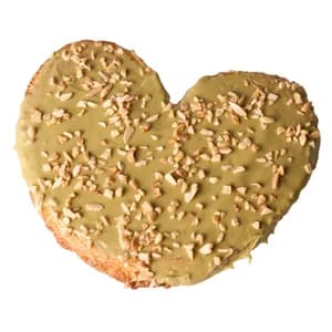 Palmera con pistacho y crocanti caramelizado 140 g.