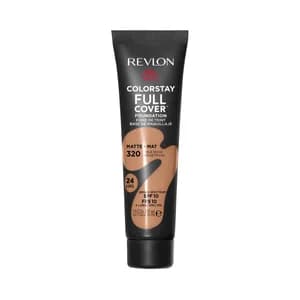 REVLON Colorstay full cover Tono 320 True beige Base de maquillaje de textura ligera, cobertura 100% mate 30 ml.