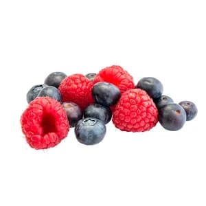 Surtido mix duo arándanos y frambuesas 300 g.