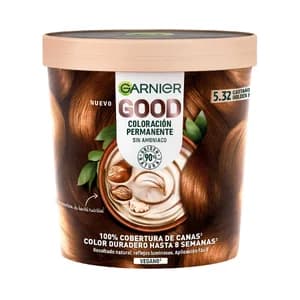 GARNIER Good tono 5.2 Castaño golden Coloración permanente sin amoniaco.