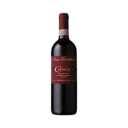 CHIANTI Vino tinto italiano con D.O. controlada y garantia Toscana CHIANTI botella de 75 cl.