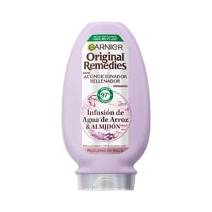 ORIGINAL REMEDIES de Garnier Acondicionador rellenador para cabellos largos y sin brillo 250 ml.