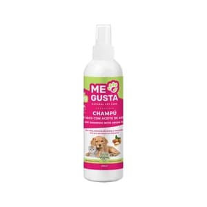 NATURAL PET CARE ME GUSTA Champú en seco con aceite de argán para perros y gatos 250 ml.