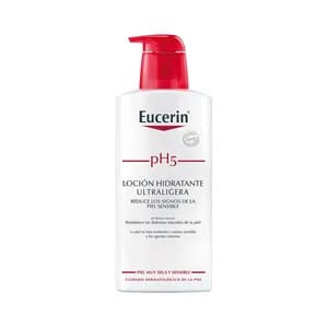 EUCERIN Loción corporal hidrantante ultraligera para pieles muy secas y sensibles EUCERIN PH5 400 ml.