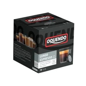 OQUENDO Café en cápsulas lungo espresso I8, 16 uds.