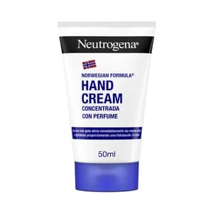 NEUTRÓGENA Crema de manos concentrada con perfume, alivio inmediato, para manos secas o agrietadas 50 ml.