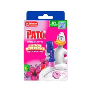 PATO Discos de gel para WC aparato hibiscos 36ml