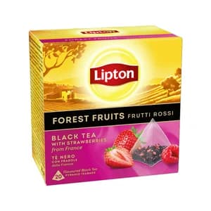 LIPTON Té negro con frutas de frutas del bosque 20 uds. de 1,7 g.