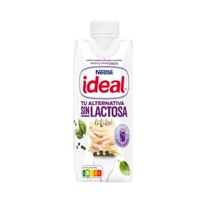 NESTLÉ Leche evaporada sin lactosa Ideal NESTLÈ 525 g.