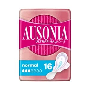 AUSONIA Compresas con alas normal AUSONIA Ultrafinas plus 16 uds.