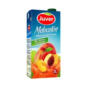 JUVER Néctar de melocotón JUVER brick de 2 l.