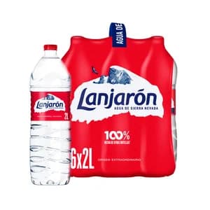 LANJARÓN Agua mineral pack de 6 uds. x 2 l.