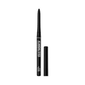 RIMMEL Scandal eyes tono 001 Intense black Lápiz de ojos resistente al agua (waterproof) y de larga duración.