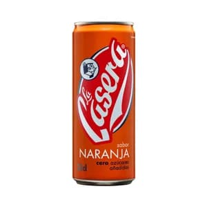 LA CASERA Refresco de naranja lata 33 Centilitros