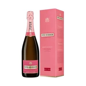 PIPER-HEIDSIECK Rosé sauvage Champagne rosado elaborado con un 15 a 20% vinos de reserva botella 75 cl.