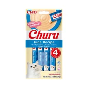 CHURU Snack de gatos líquido con sabor a atún 4X14g