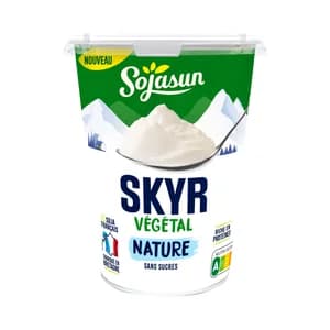 SOJASUN Especialidad de soja fermentada estilo Skyr natural 400 g.