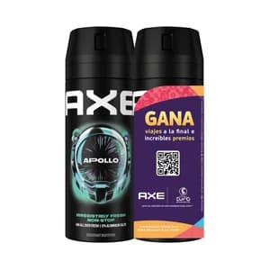 AXE Apollo Desodorante en spray para hombre anti transpirante hasta 48 horas 2 x 150 ml.