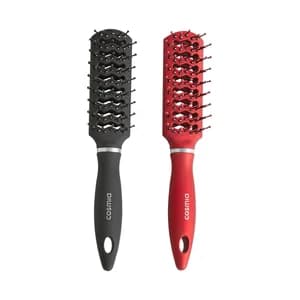 COSMIA Mini cepillo rectangular desenredante, para cabellos mojados.