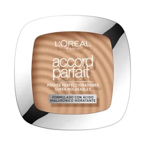 L´ORÉAL PARIS Accord parfait , tono 3 D Beige Dore Base de maquillaje en polvo hidratante con ácido Hialurónico.