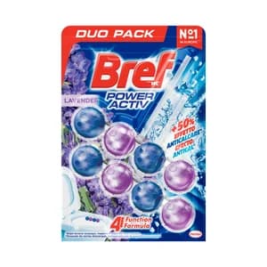 BREF Power Activ Pastillas para WC de lavanda 2 uds. 50 g.