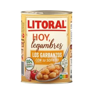 LITORAL Garbanzos cocinados al estilo de la abuela 440 g.