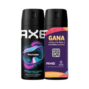 AXE Marine Desodorante en spray para hombre anti transpirante hasta 48 horas 2 x 150 ml.