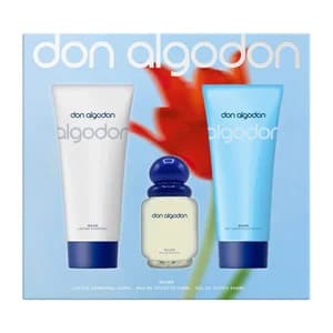DON ALGODÓN Estuche para mujer con colonia, loción corporal y gel.
