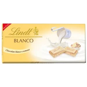 LINDT Chocolate blanco cremoso 100 g.