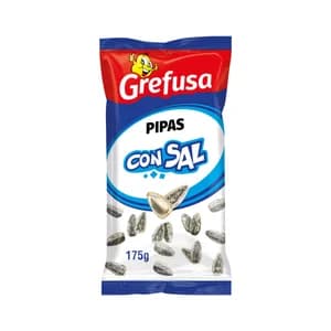 GREFUSA Pipas g Pipas con sal en bolsa 175 g.
