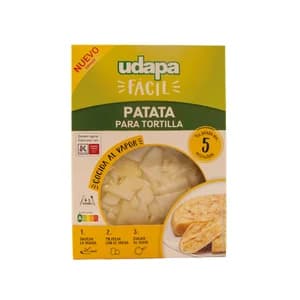 Patatas para tortilla UDAPA FÁCIL 450 g.