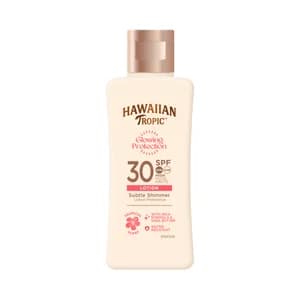 HAWAIIAN TROPIC Glowing protection Protector solar con FPS 30 (alto) y brillo sutil 75 ml.